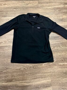 Patagonia Black Quarter Zip Fleece Pullover XL Better Sweater